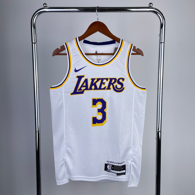 Regata Los Angeles Lakers - Davis - 3 - Branca