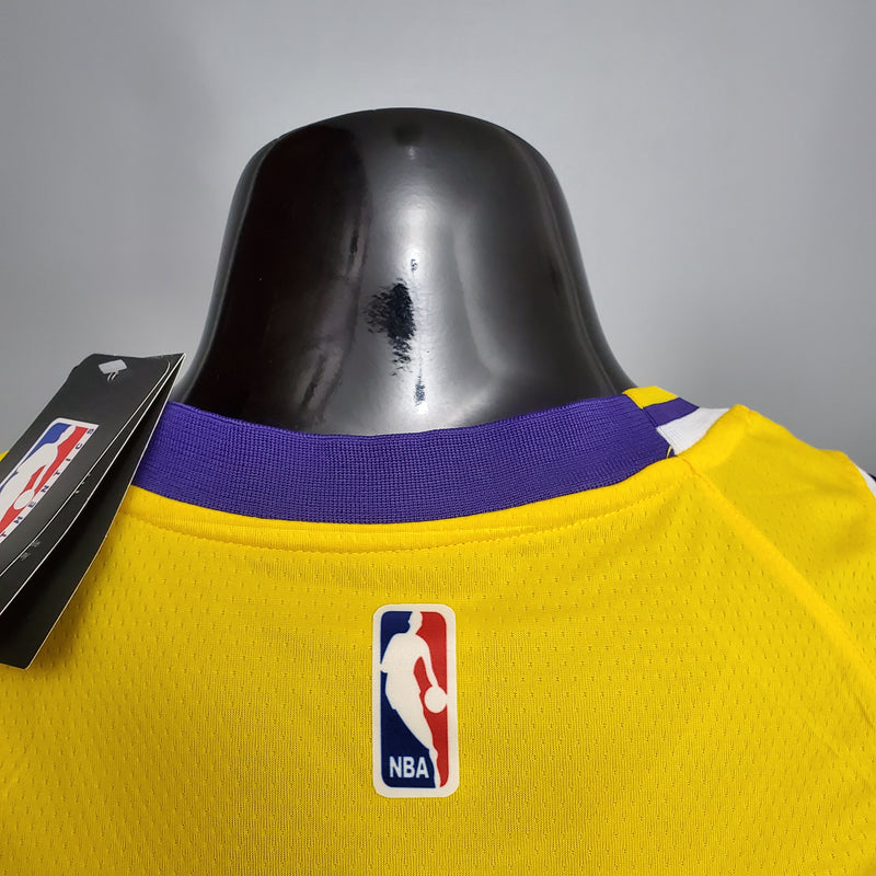 Regata Los Angeles Lakers - Davis - 3 - Amarela