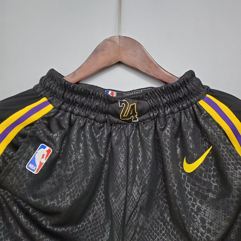Shorts do Lakers versão preta