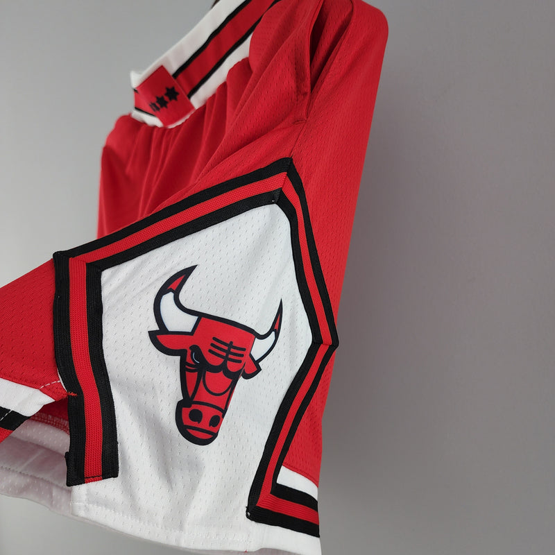 Shorts do Bulls versão vermelha