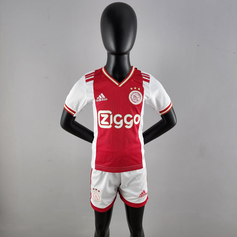 Camisa + short kids do Ajax 22/23 1º uniforme - Boleragi Store