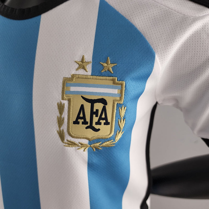 Camisa + short kids do Argentina 2022 1º uniforme - Boleragi Store