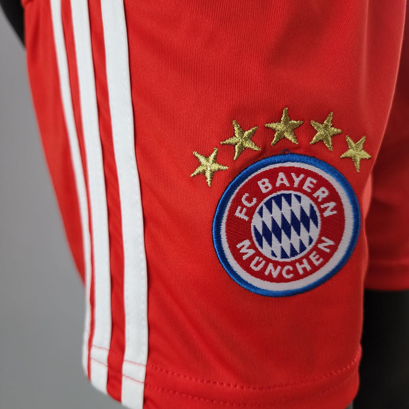 Camisa + short kids do Bayern 22/23 1º uniforme - Boleragi Store