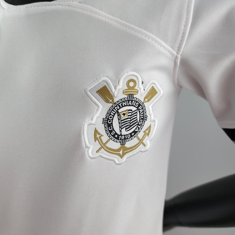 Camisa + short kids do Corinthians 22/23 1º uniforme - Boleragi Store