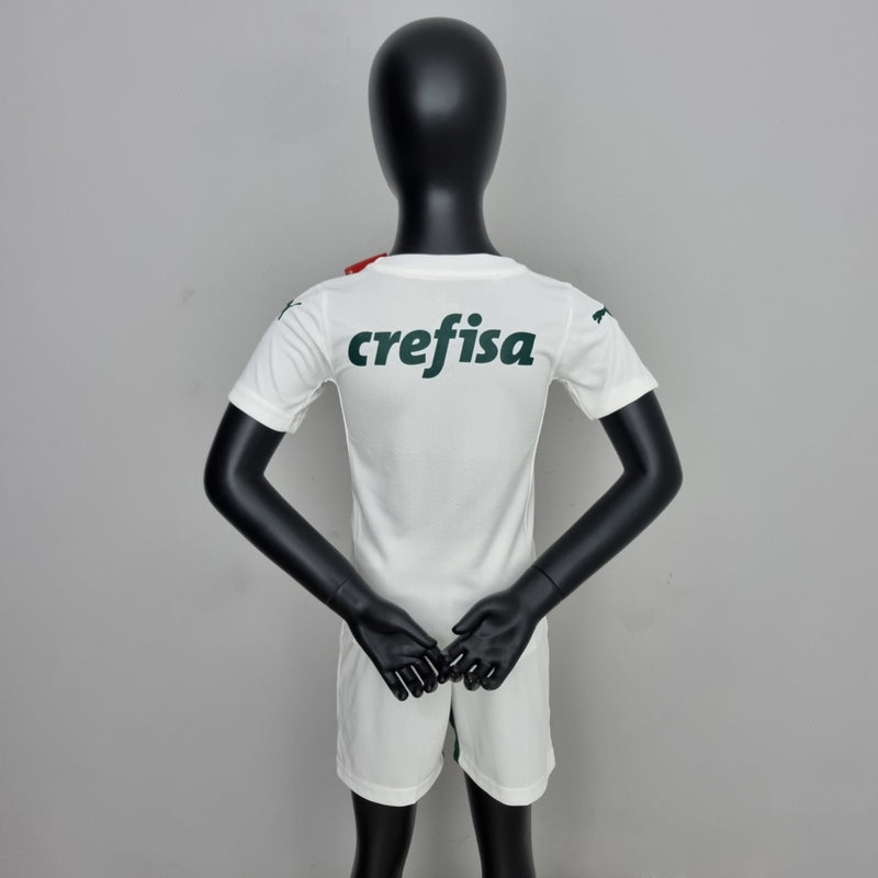 Camisa + short kids do Palmeiras 22/23 2º uniforme - Boleragi Store