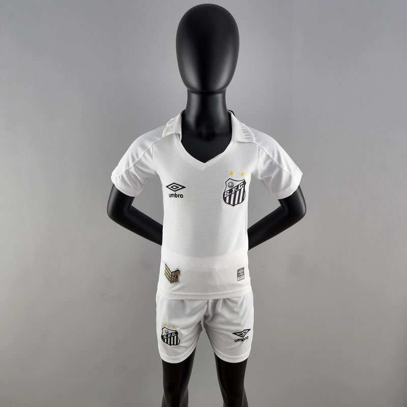 Camisa + short kids do Santos 22/23 1º uniforme - Boleragi Store
