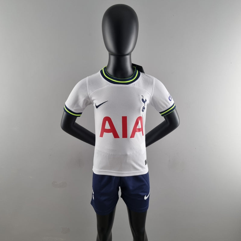 Camisa + short kids do Tottenham 22/23 1º uniforme - Boleragi Store