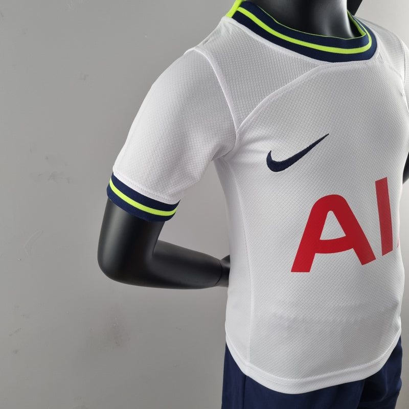 Camisa + short kids do Tottenham 22/23 1º uniforme - Boleragi Store