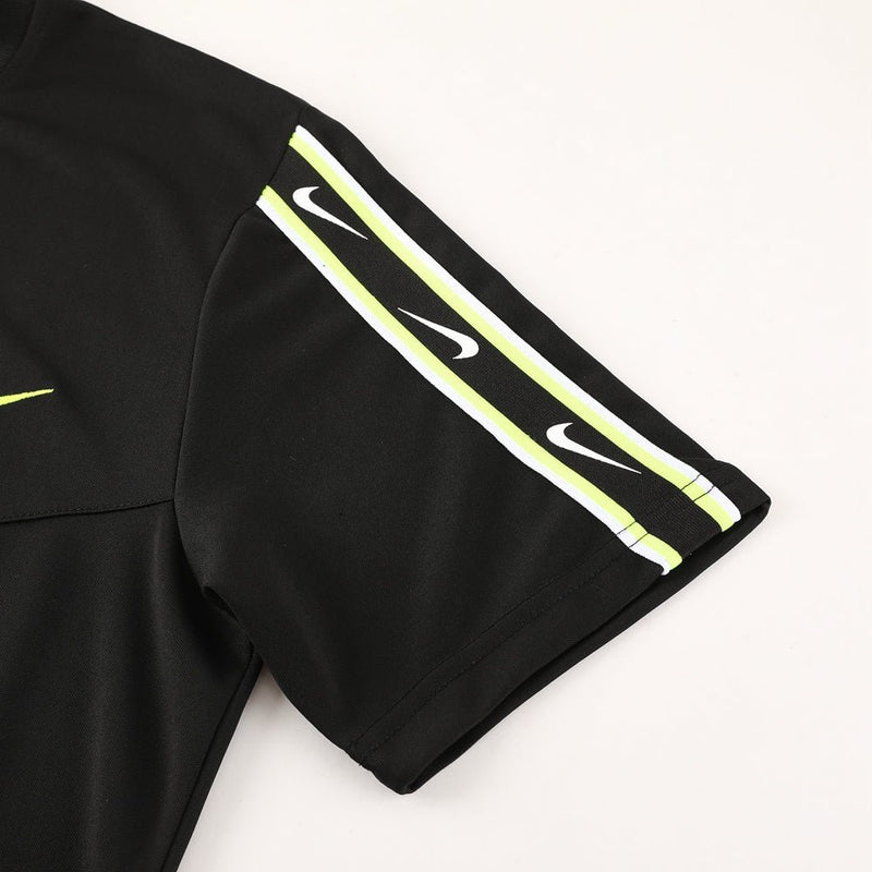 Camisa + Short Nike preta e verde - Boleragi Store