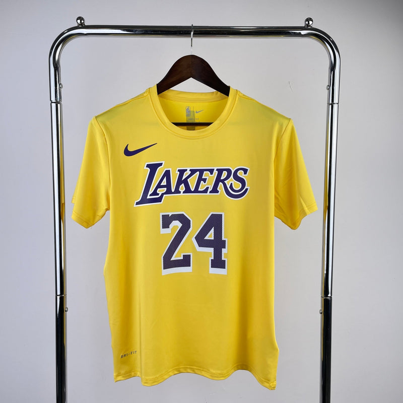 Camiseta Lakers amarela - Bryant x 24