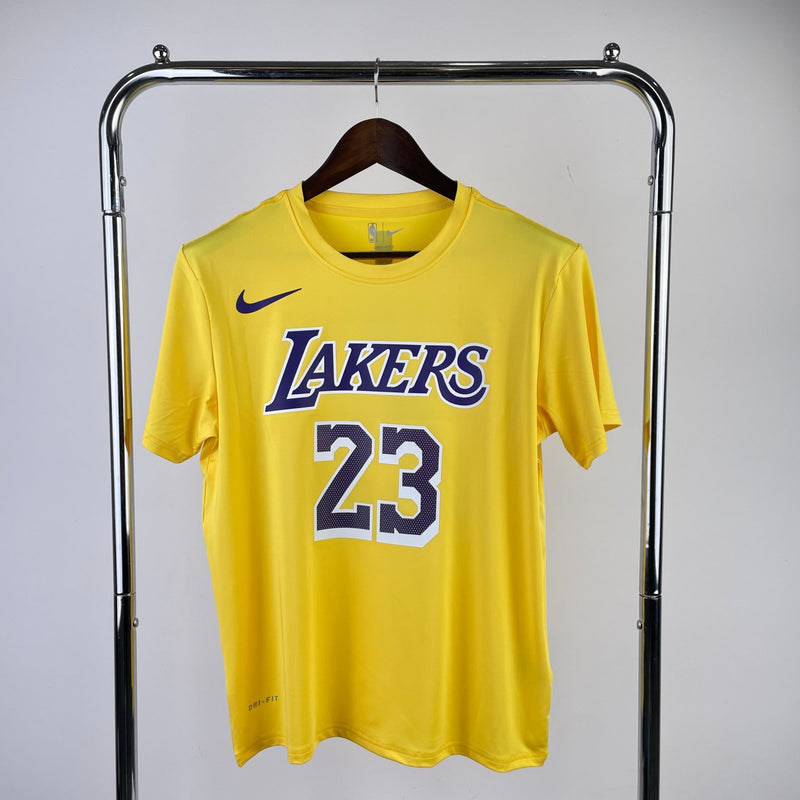 Camiseta Lakers amarela - James x 23