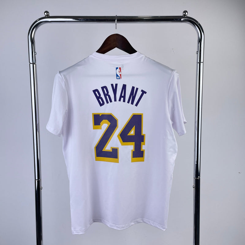 Camiseta Lakers branca - Bryant x 24