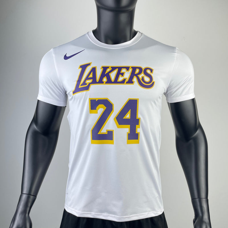 Camiseta Lakers branca - Bryant x 24