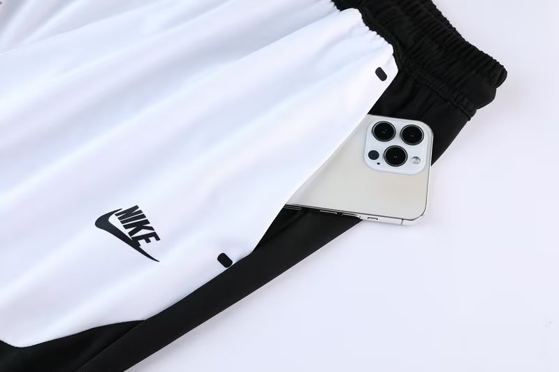 Conjunto camisa + shorts casual branco e preto - Boleragi Store