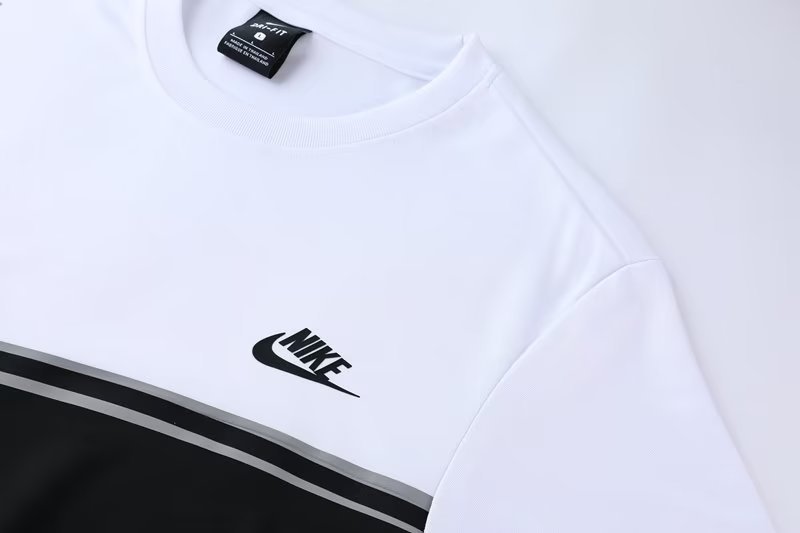 Conjunto camisa + shorts casual preto e branco - Boleragi Store