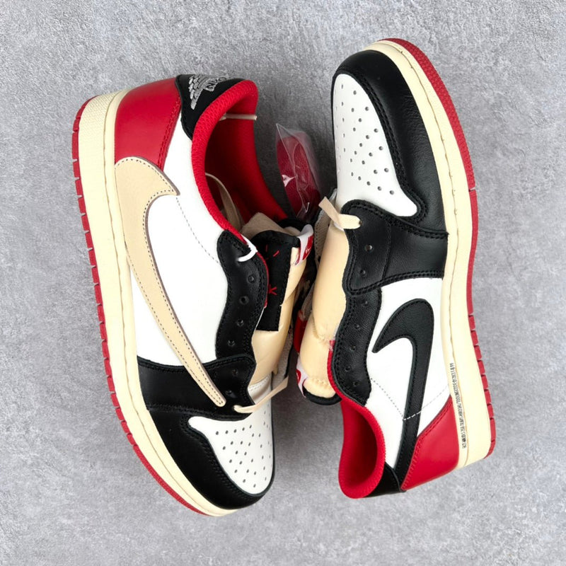 NK Air Jordan AJ1 Low Top Red White Yellow - Boleragi Store