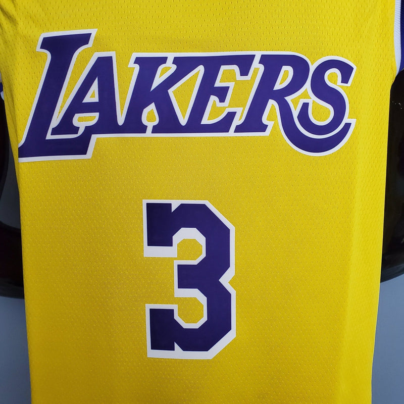 Regata NBA – Amarela – Lakers – Anthony Davis – 3 - Boleragi Store