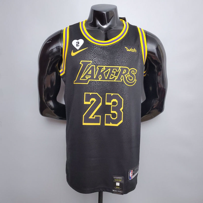 Regata NBA – Preta x Amarela – Lakers – LeBron James – 23 - Boleragi Store