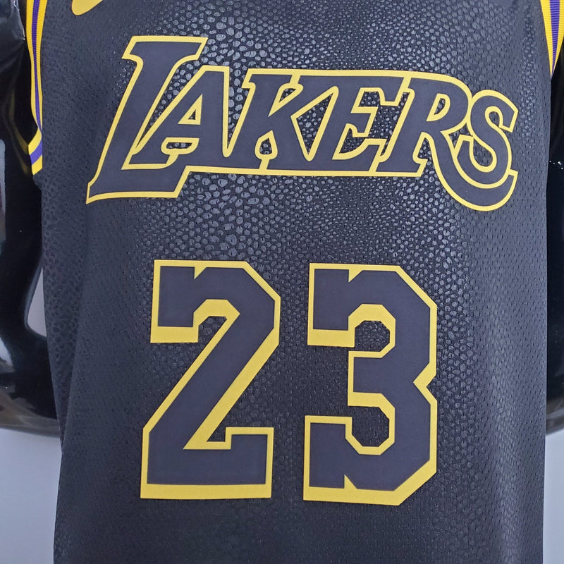 Regata NBA – Preta x Amarela – Lakers – LeBron James – 23 - Boleragi Store