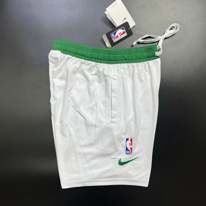 Shorts casual do Boston Celtics branco - Boleragi Store