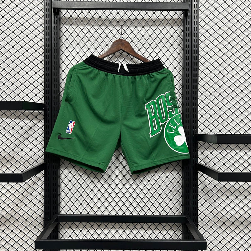 Shorts casual do Boston Celtics verde - Boleragi Store