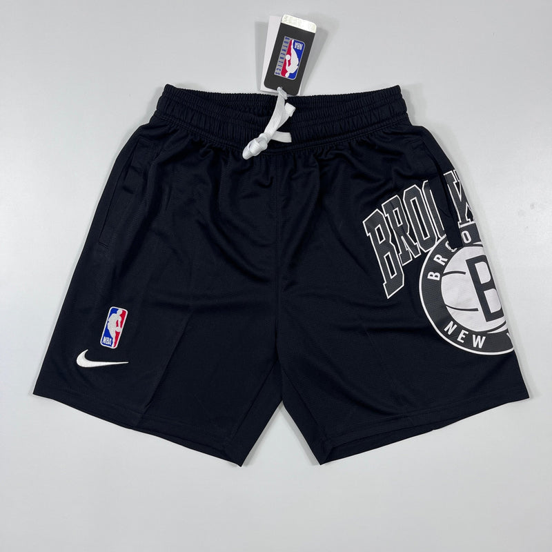 Shorts casual do Brooklyn Nets preto - Boleragi Store