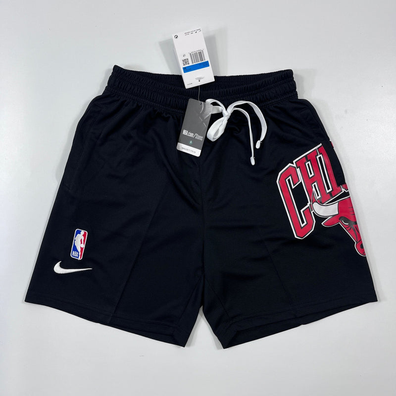 Shorts casual do Chicago Bulls preto - Boleragi Store