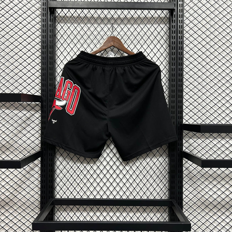 Shorts casual do Chicago Bulls preto - Boleragi Store