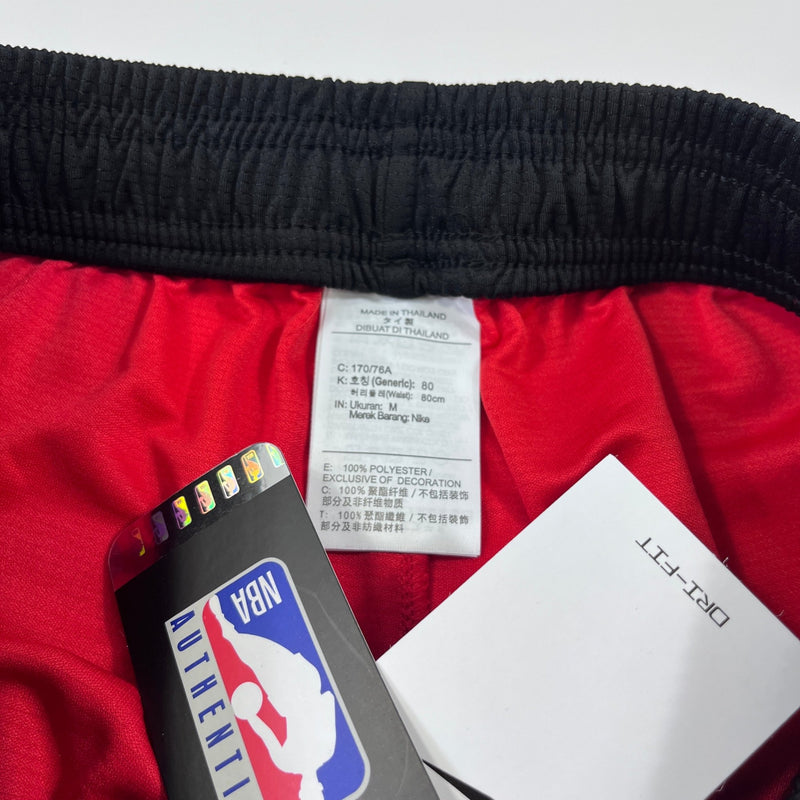 Shorts casual do Chicago Bulls vermelho - Boleragi Store