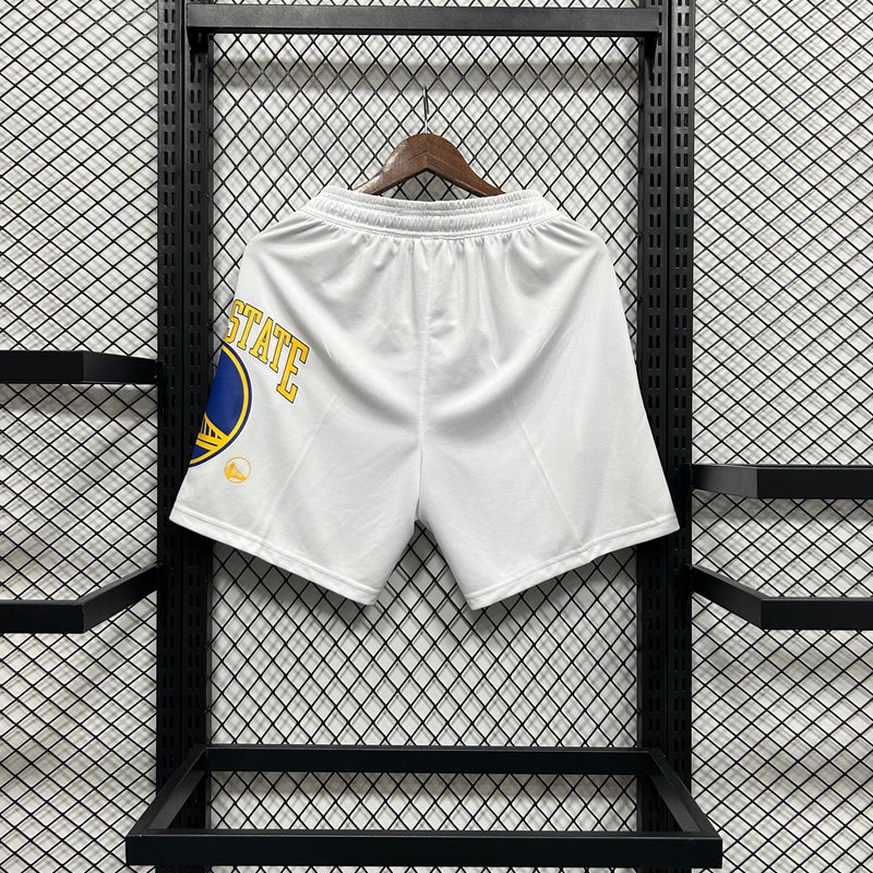 Shorts casual do Golden State Warriors branco - Boleragi Store