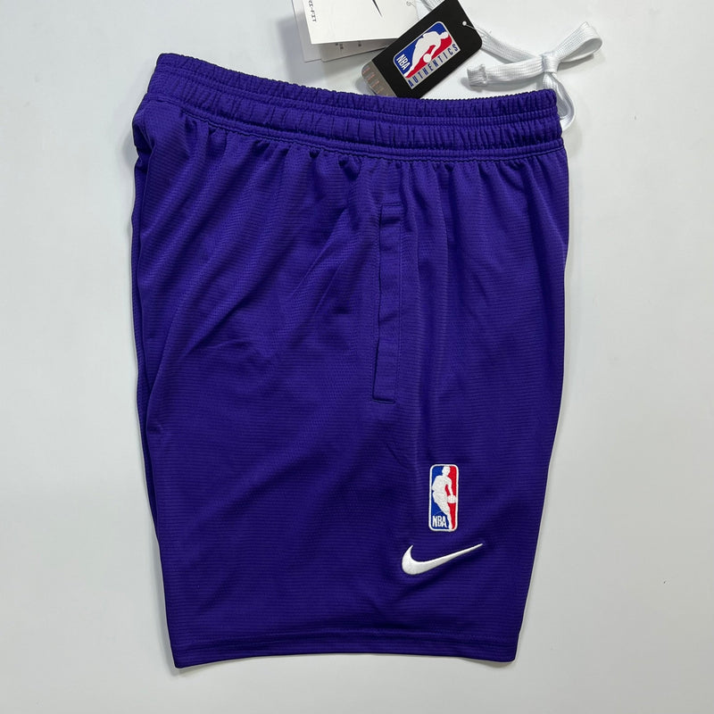 Shorts casual do Indiana Pacers roxo - Boleragi Store