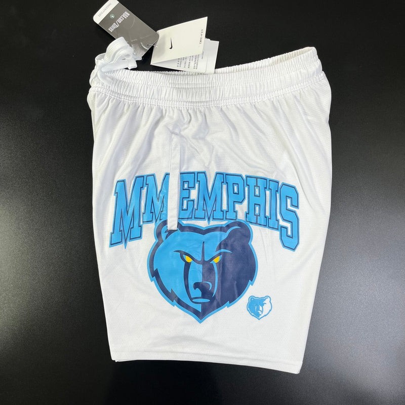 Shorts casual do Memphis Grizzlies branco - Boleragi Store