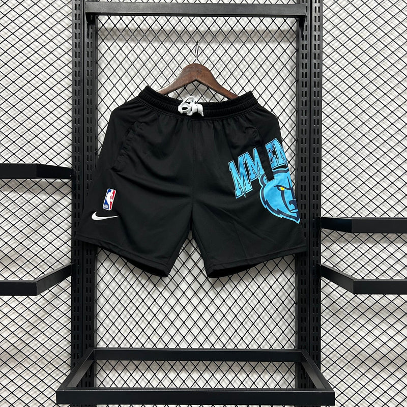 Shorts casual do Memphis Grizzlies preto - Boleragi Store