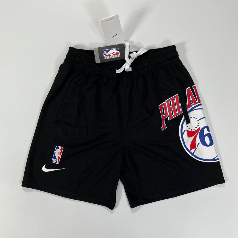 Shorts casual do Philadelphia 76ers preto - Boleragi Store