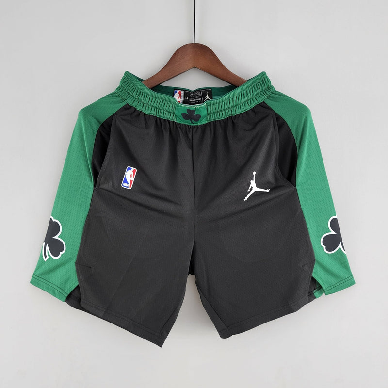 Shorts do Boston Celtics versão preta - Boleragi Store