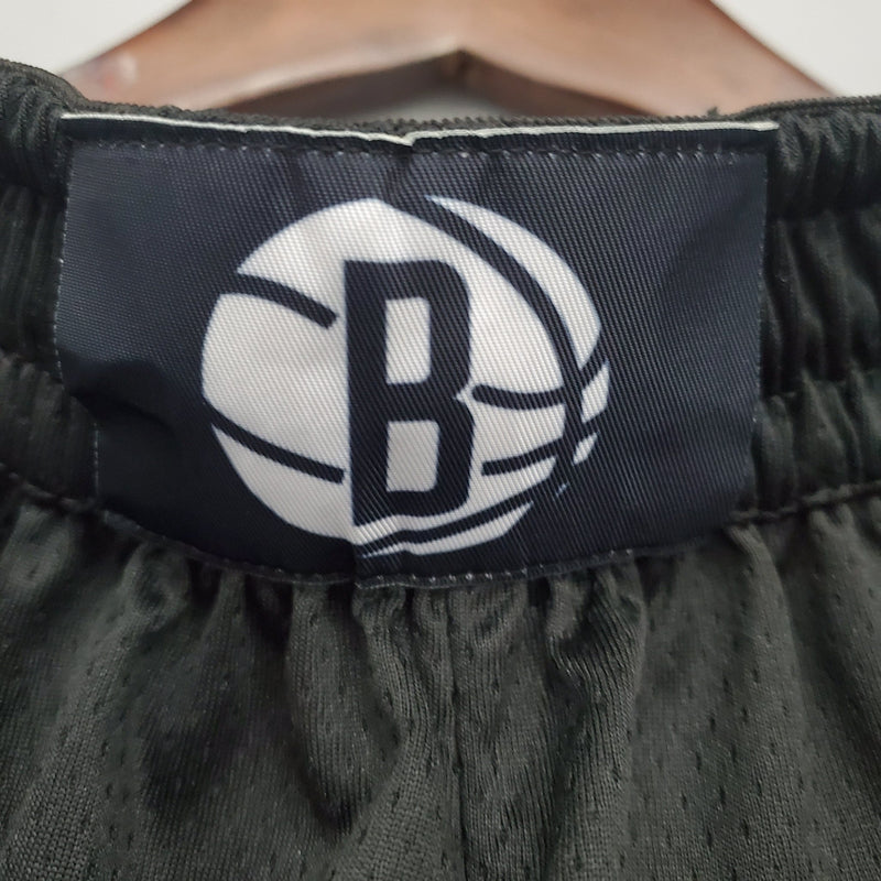 Shorts do Brooklyn Nets versão preta - Boleragi Store