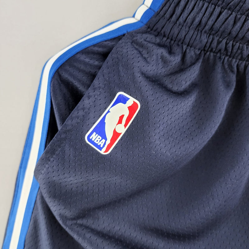 Shorts do Dallas Mavericks versão azul royal - Boleragi Store