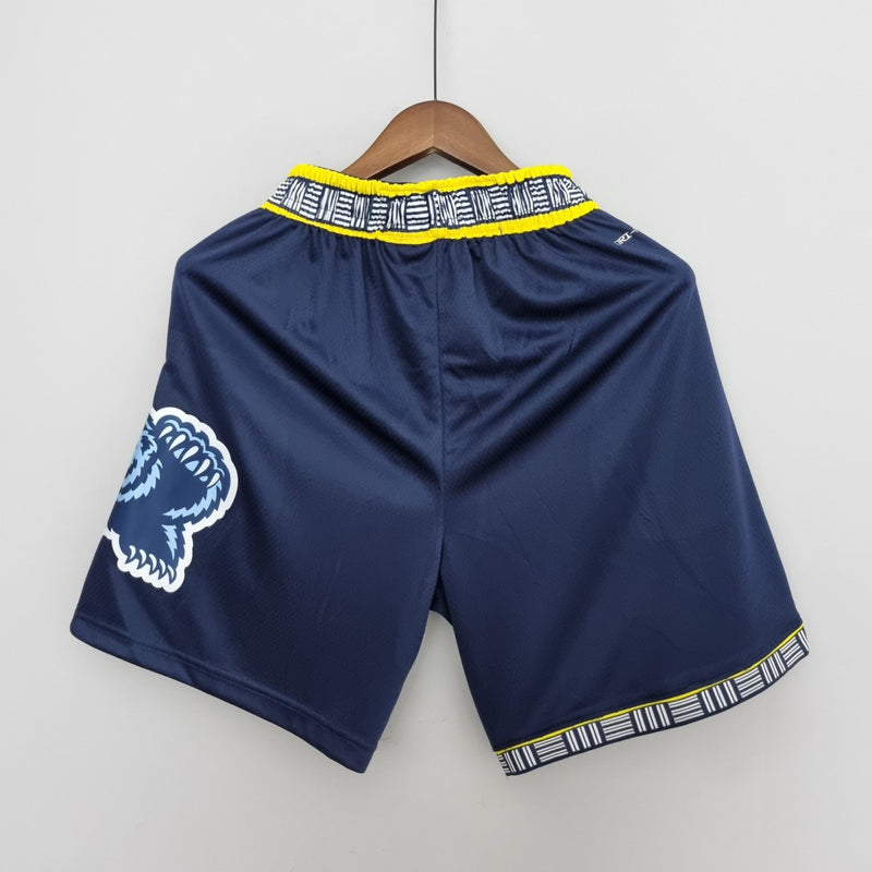 Shorts do Grizzlies versão azul royal "75 Aniversário" - Boleragi Store