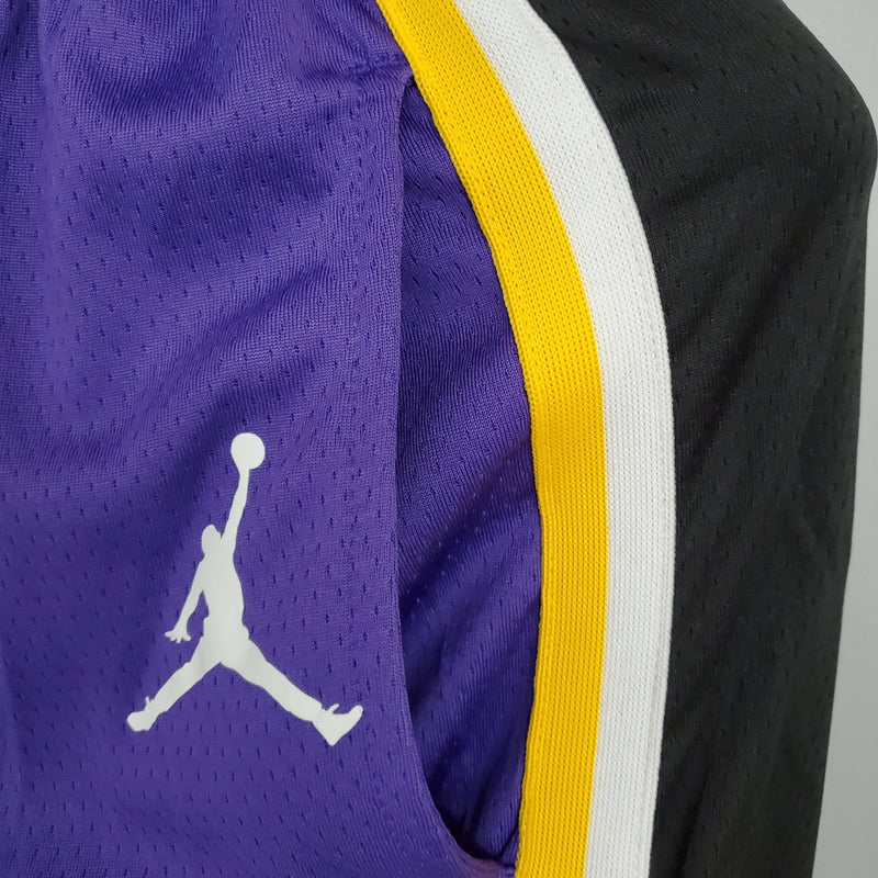 Shorts do Lakers versão roxa - Boleragi Store