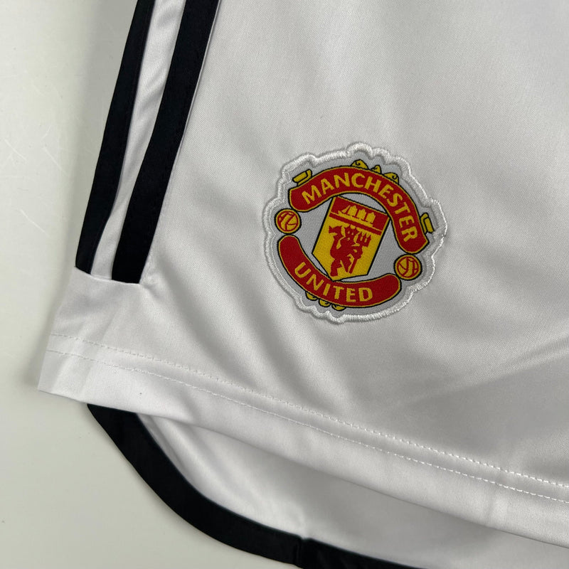 Shorts do Manchester United branco - Boleragi Store