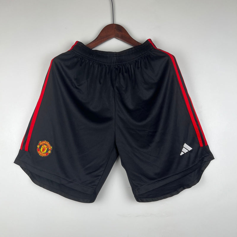 Shorts do Manchester United preto - Boleragi Store