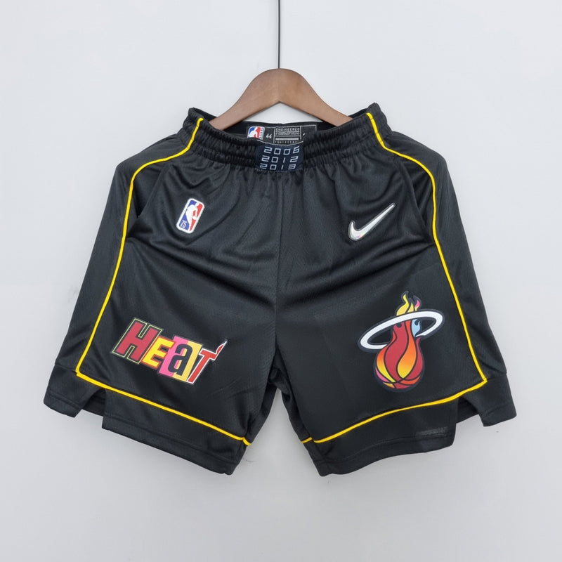 Shorts do Miami Heat versão "75 Aniversário" - Boleragi Store