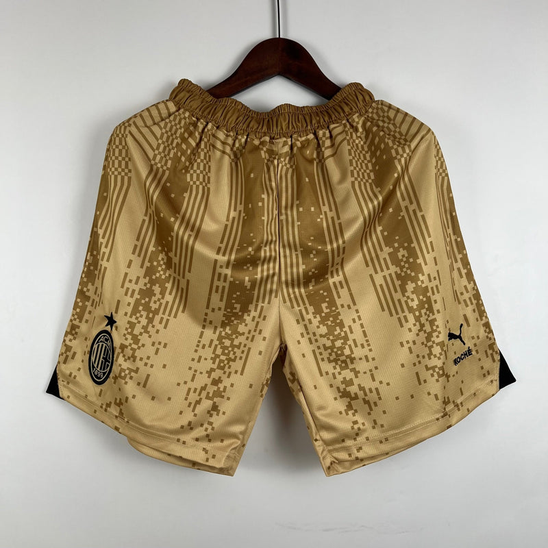 Shorts do Milan dourado - Boleragi Store