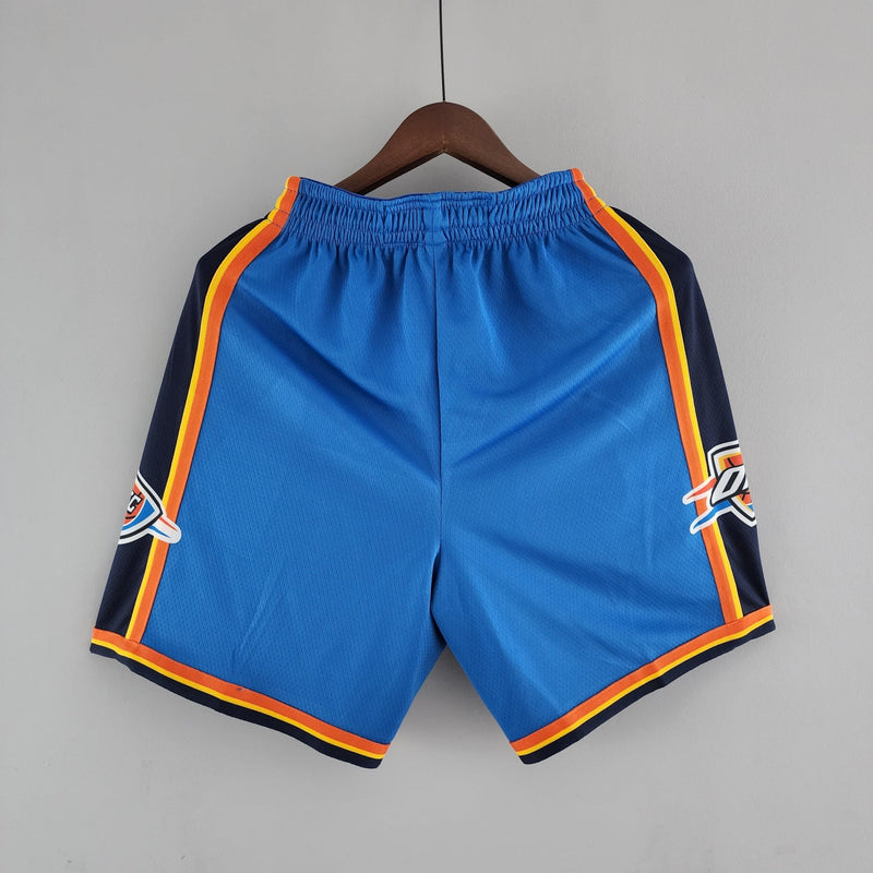 Shorts do Oklahoma City Thunder versão azul - Boleragi Store